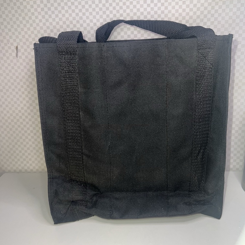 Vintage Lead's Picnic Tote Bag Black At&T Branded Several Pockets And Pouch - Picture 6 of 16